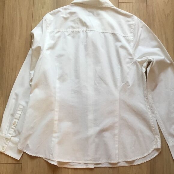 NWT Crown & Ivy L/S Women’s Cotton Blouse Sz L - Picture 6 of 7